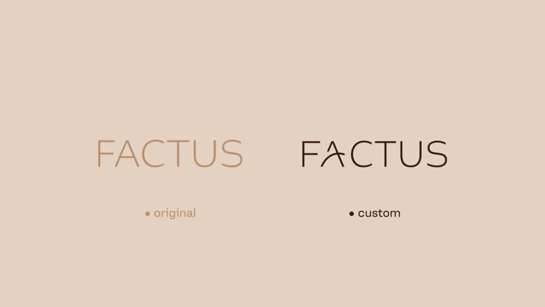 Factus Customized Font Type
