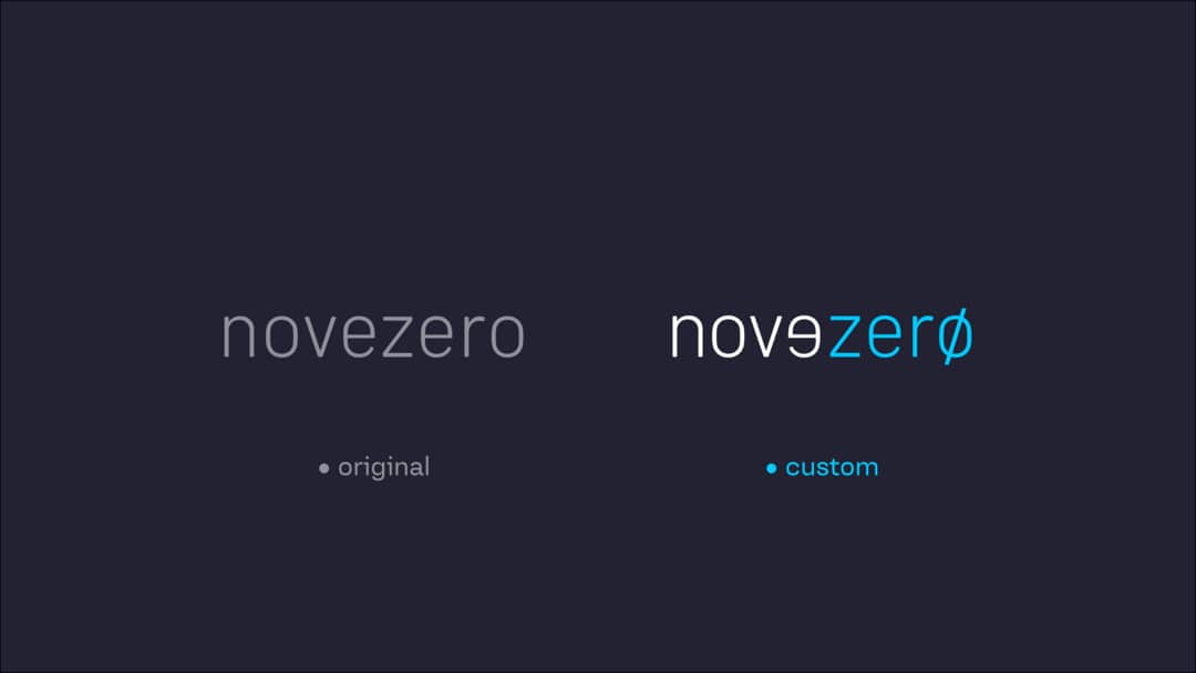 Novezero Customizing With Numbers