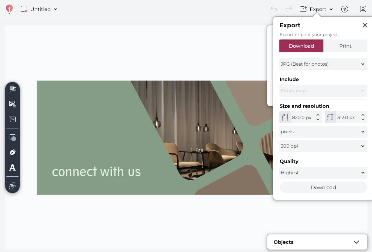 Export your final design