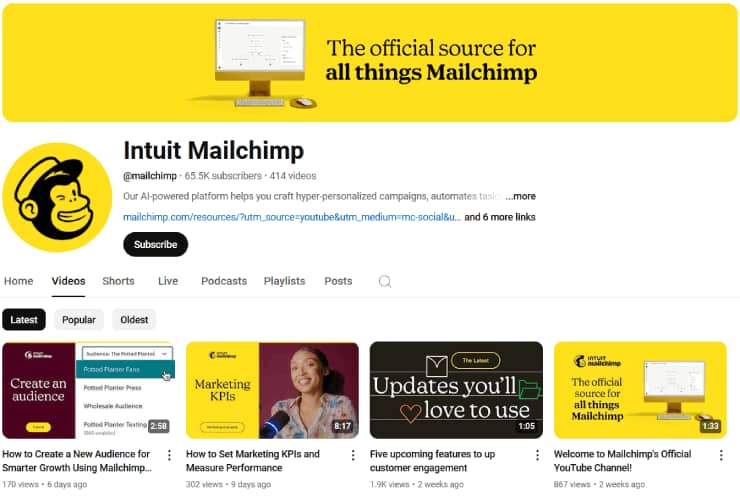 mailchimp social media graphics design coreldraw go