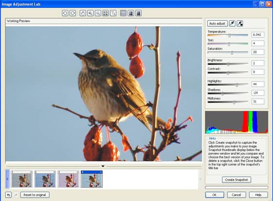 CorelDRAW Ajuda Lab. de ajuste de imagem