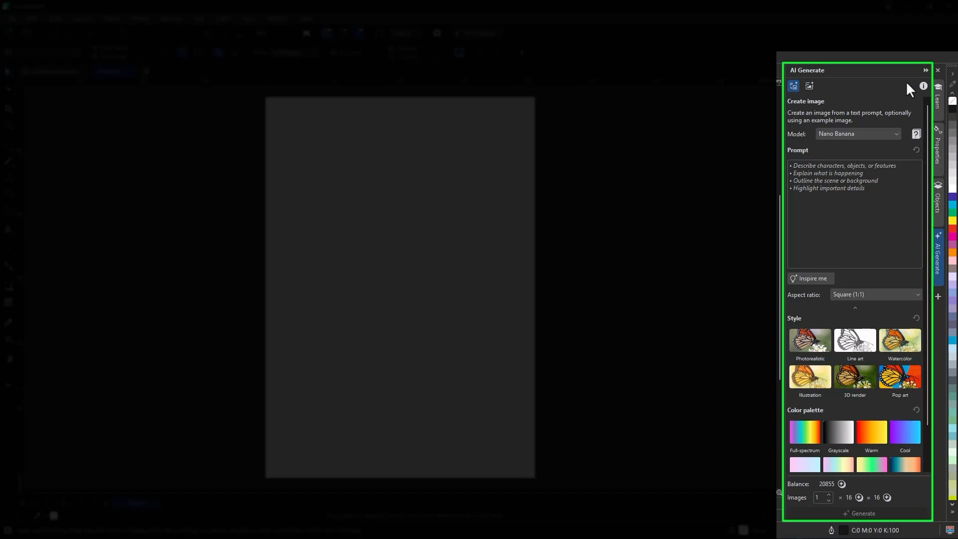 Gerar uma imagem a partir de um prompt de texto