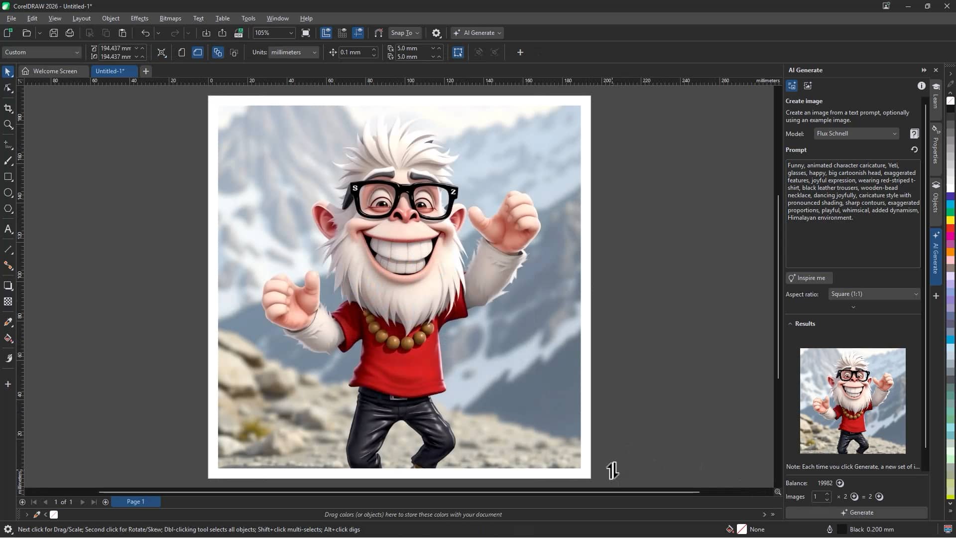 To generate an image