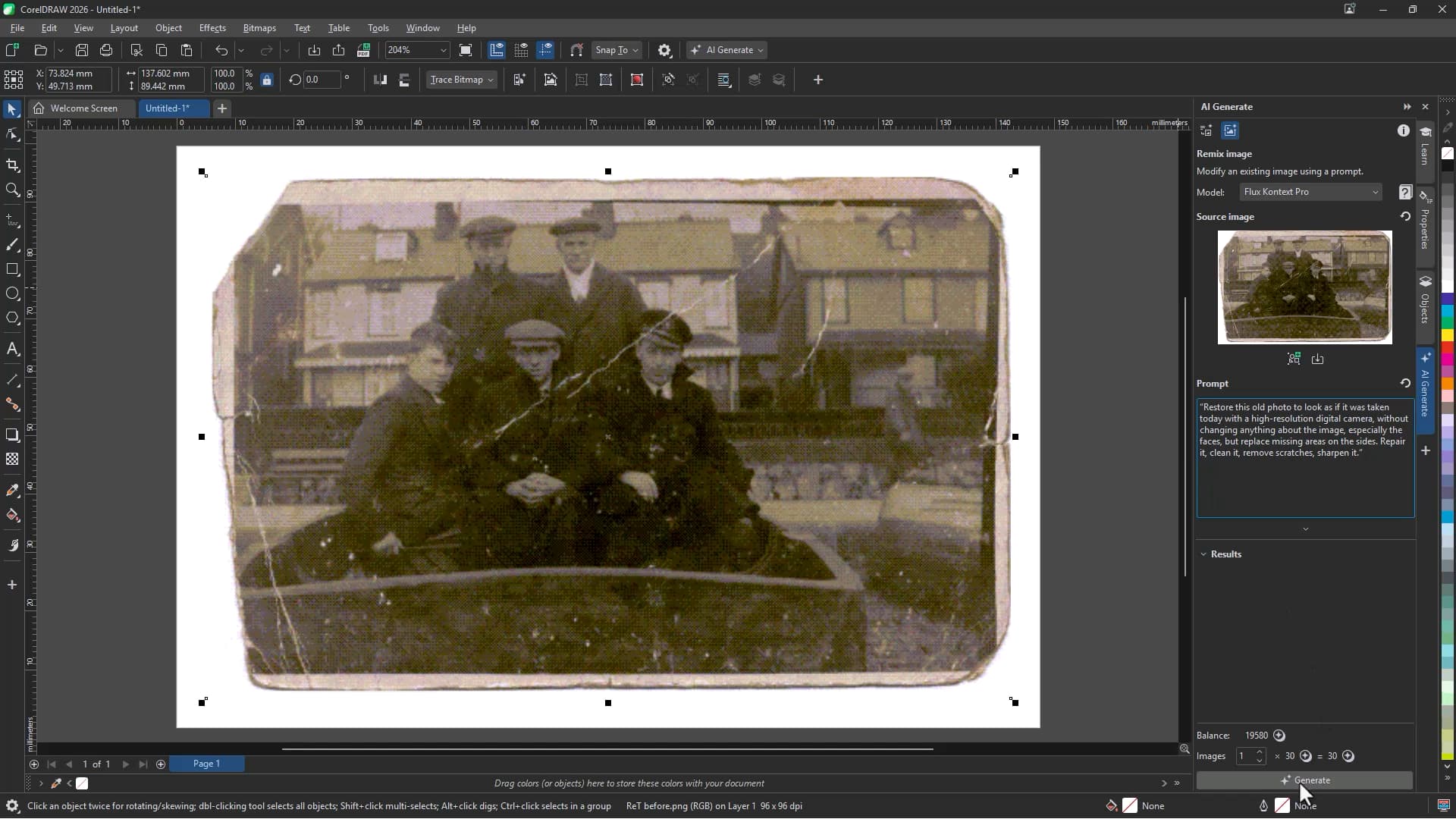 Restaurar fotos antigas