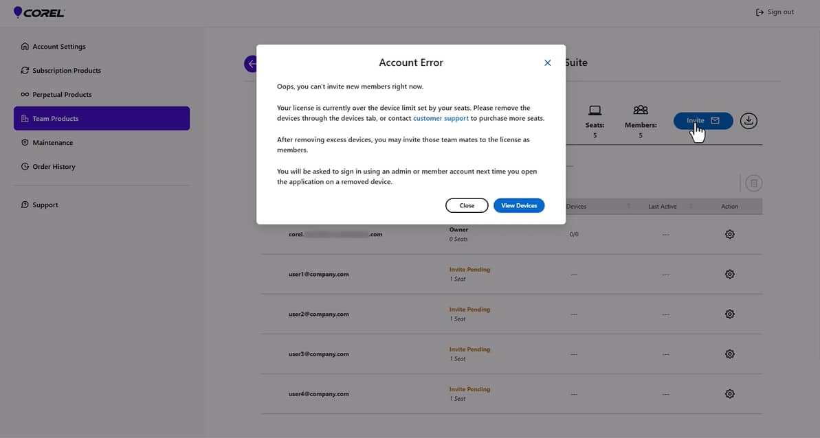 Business license error