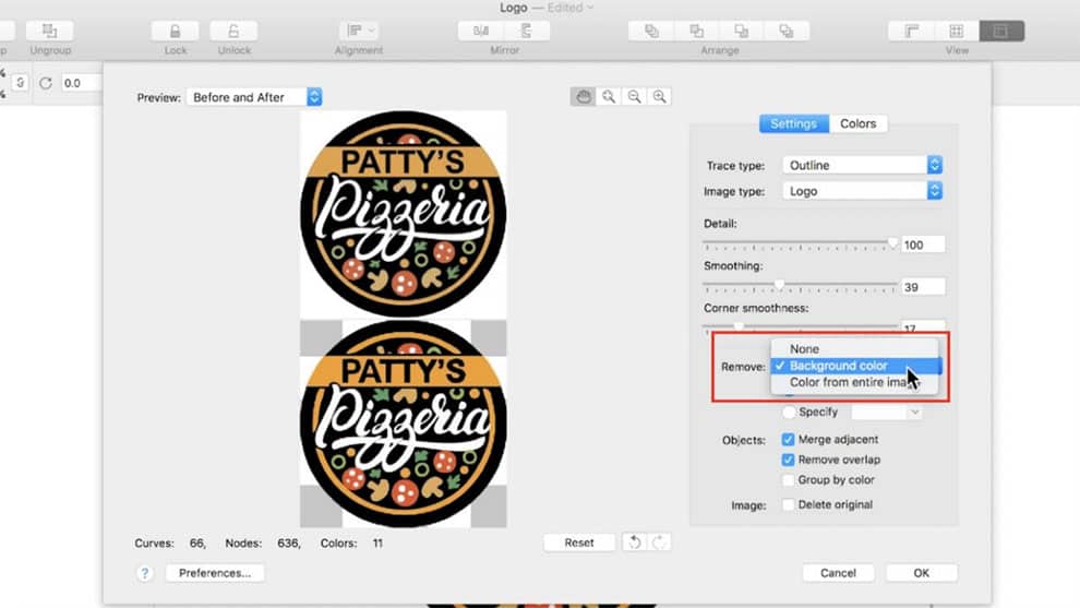 How to convert JPEG to vector image in CorelDRAW