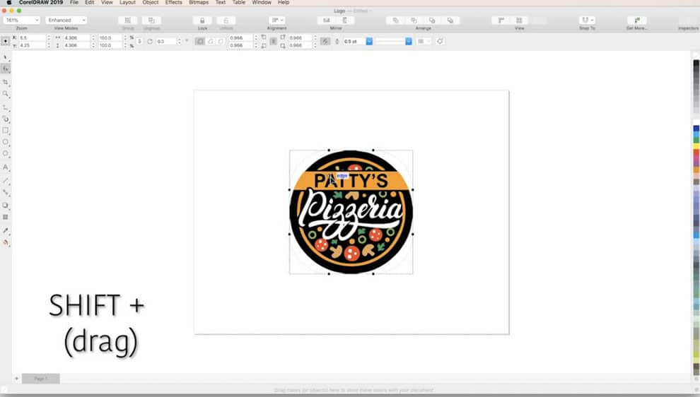 step 8 to convert JPEG to vector is to scale up to avoid losing sharpness