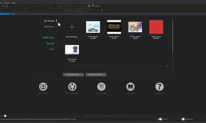 How to explore the CorelDRAW welcome screen