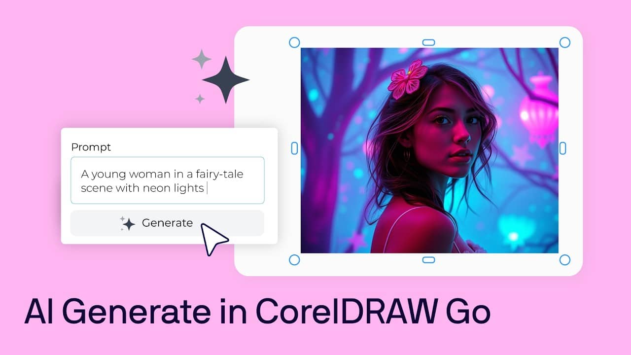 How to create and edit images with AI in CorelDRAW® Go
