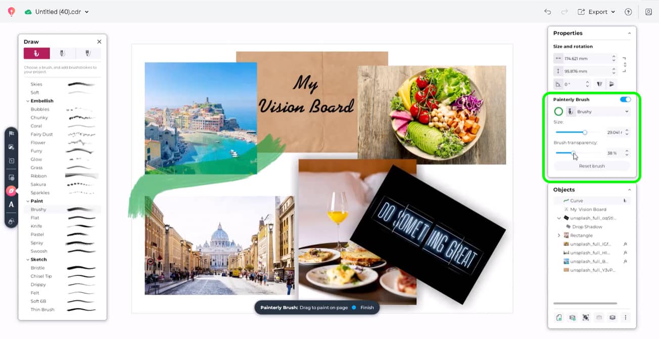 Add creative elements