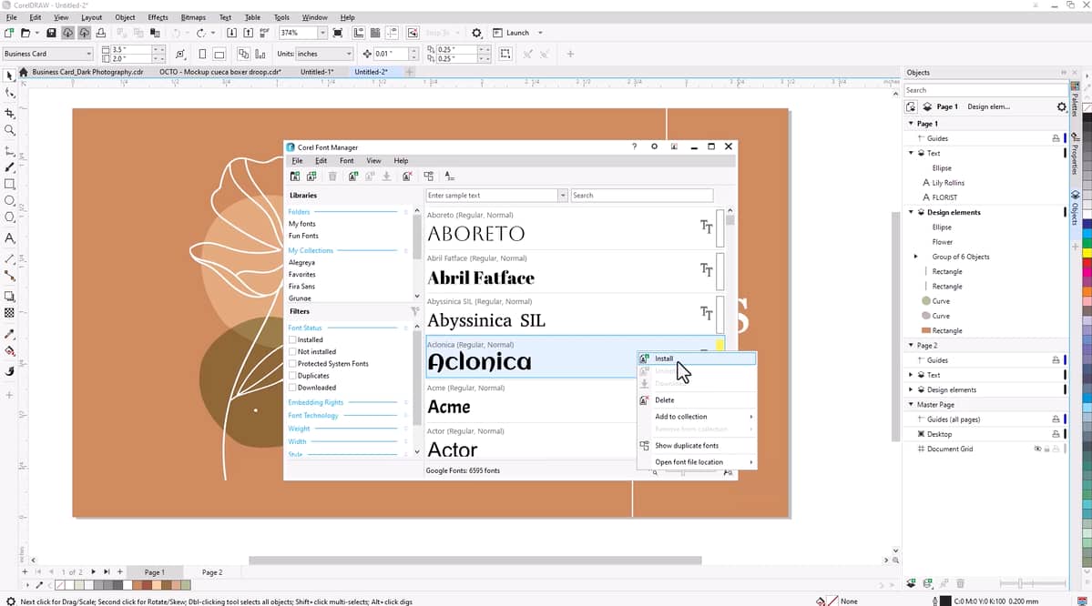 Pantone® Dualities palette