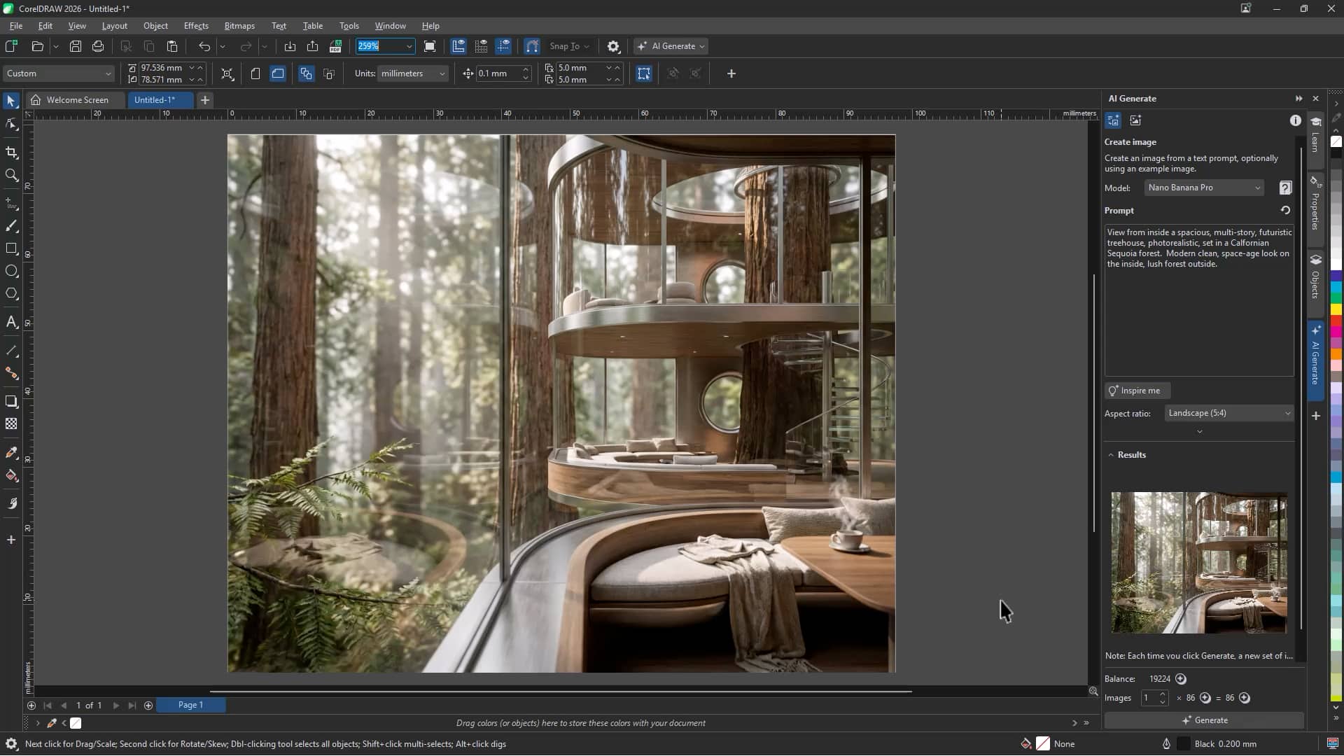 To generate an image