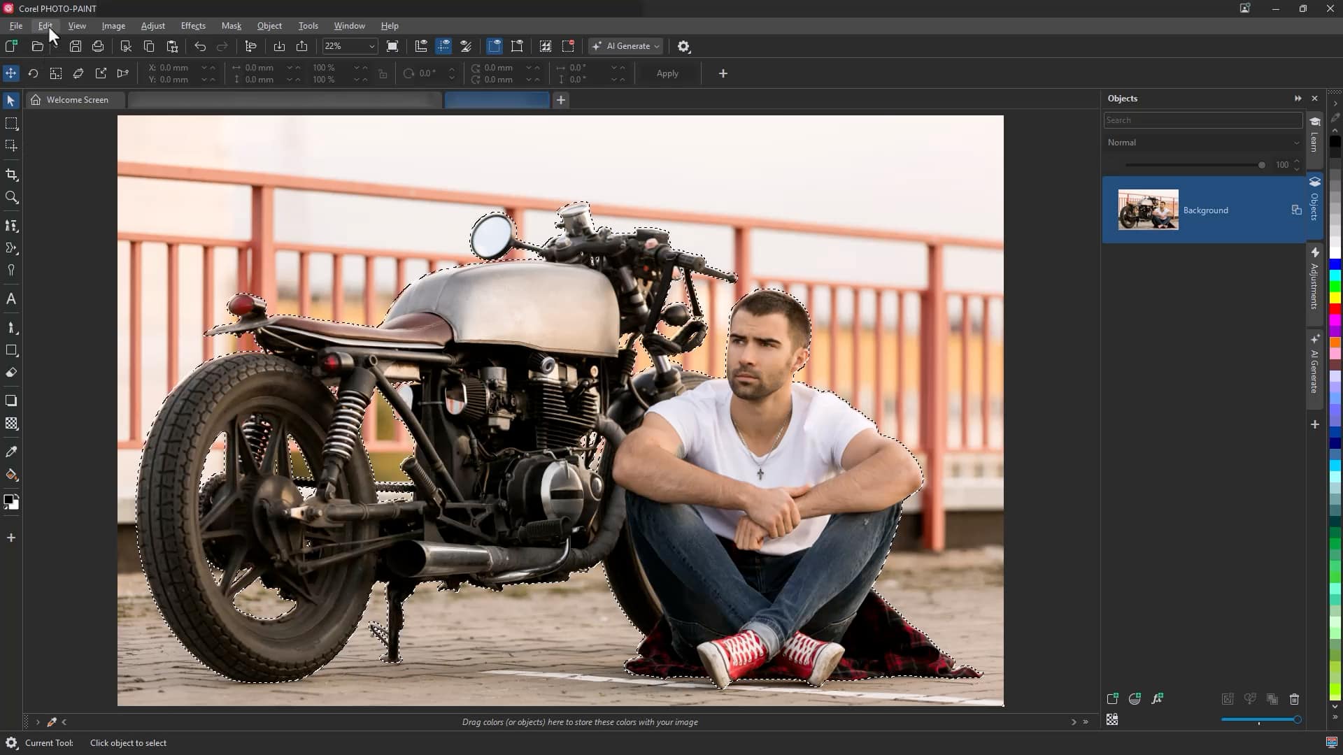 To create a mask from a subject