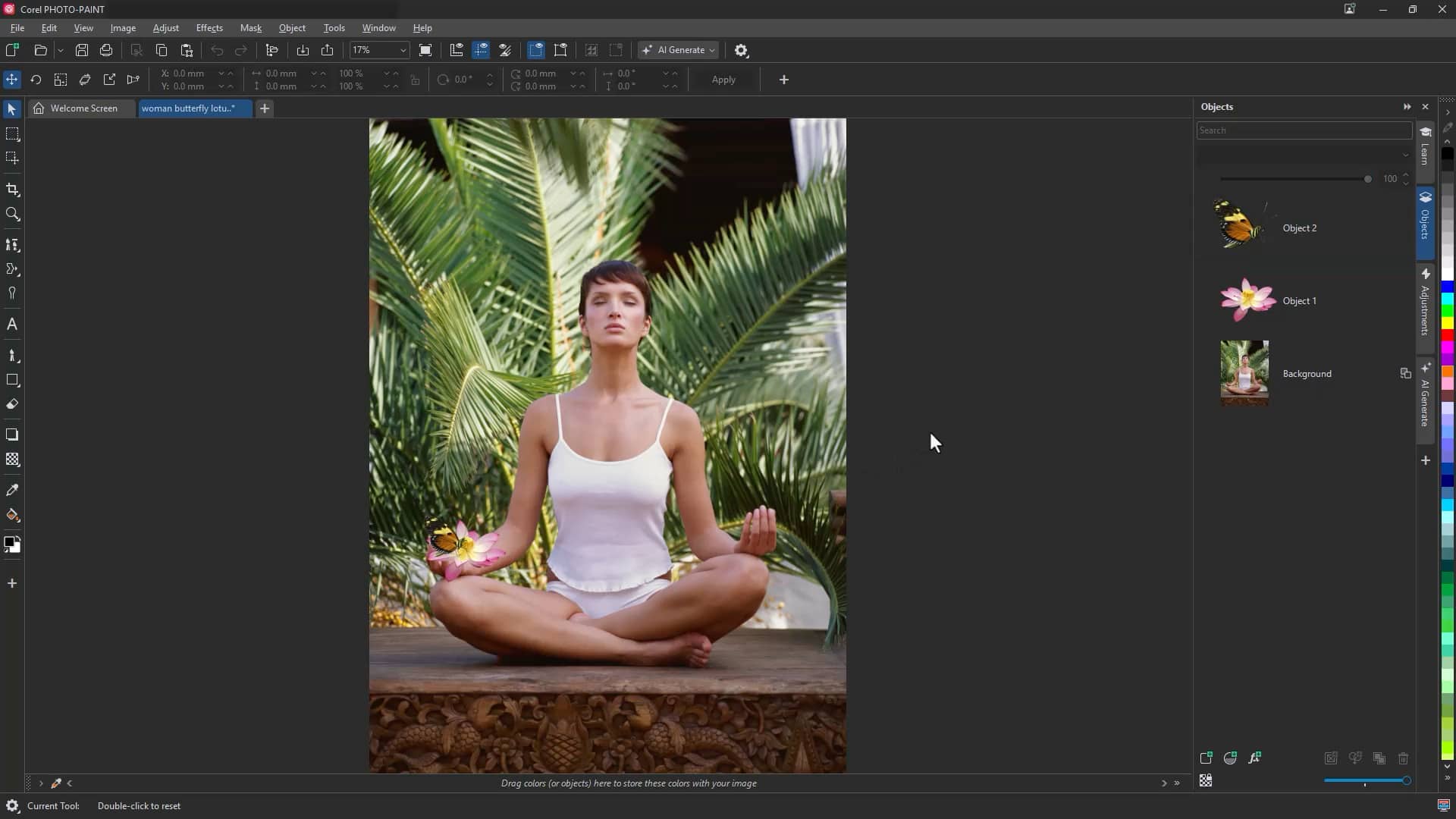 The result is a clean cutout ready to place into layouts