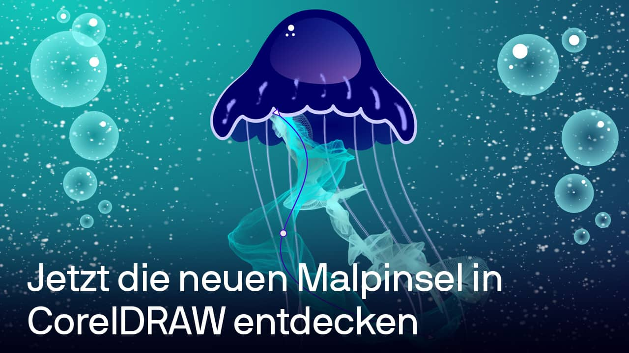 Jetzt die neuen Malpinsel in CorelDRAW entdecken