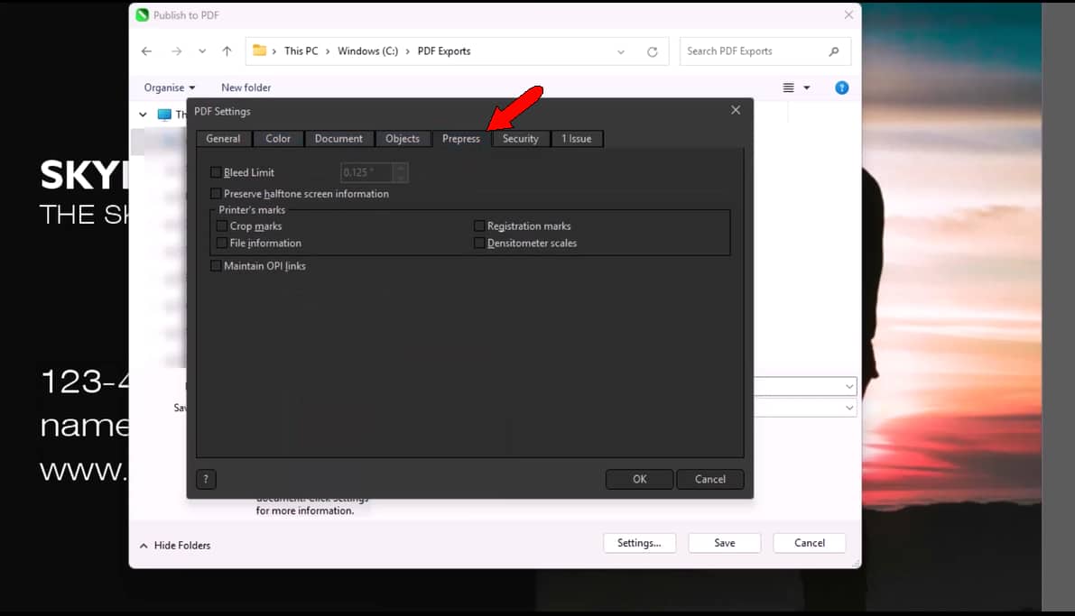 Adjust your print settings