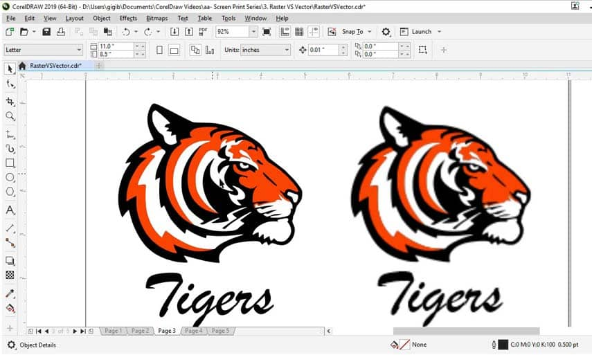 Vector Art Vs. Raster Art | Coreldraw Tutorials