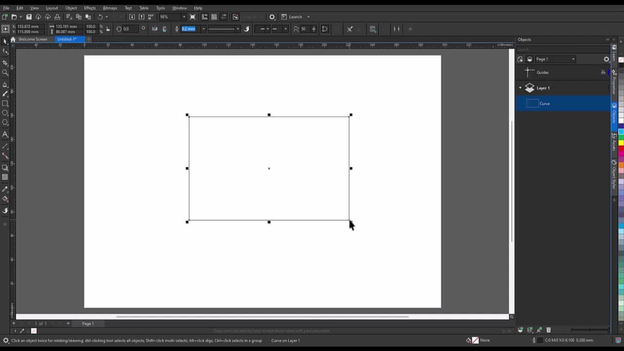 Convert objects to curves