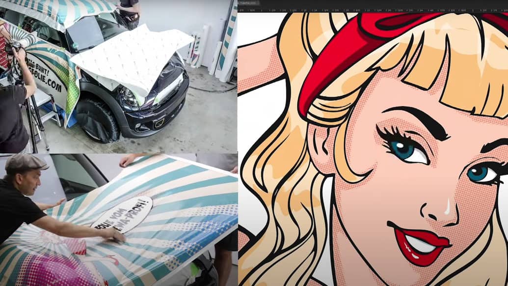Car wrapping with Robin Bös