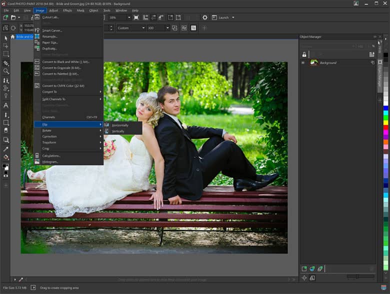 Flipping the image