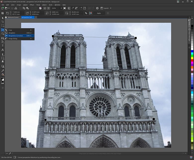 Correcting Perspective Distortion