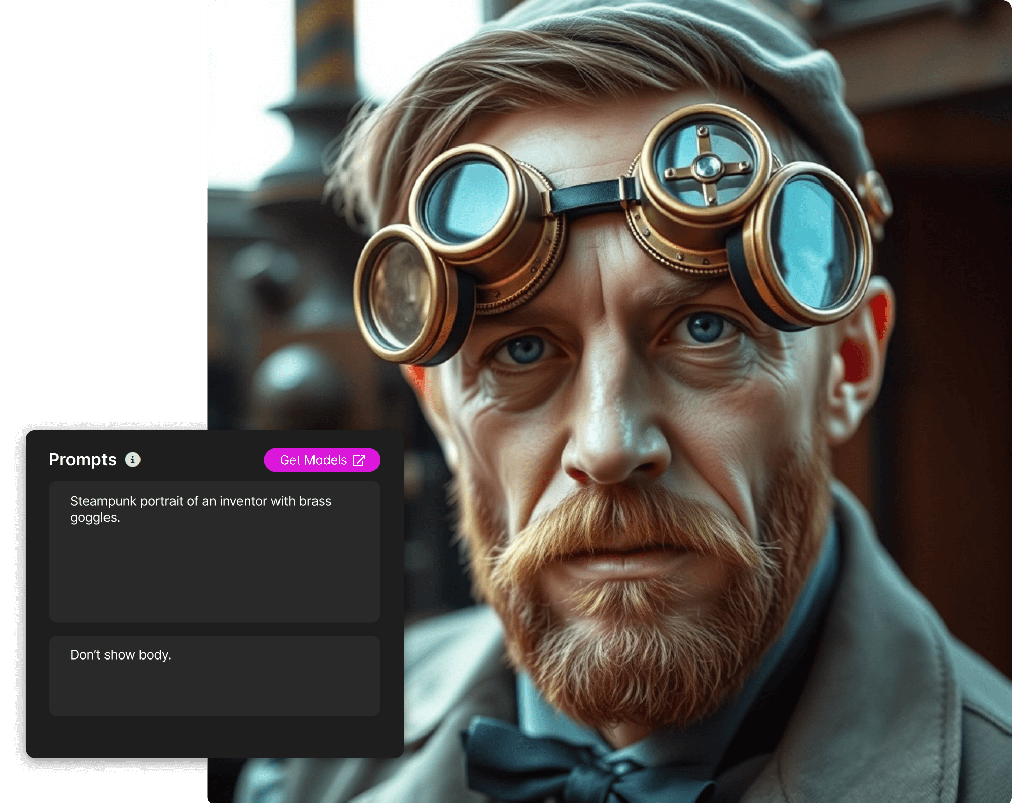 Prompt and negative prompt