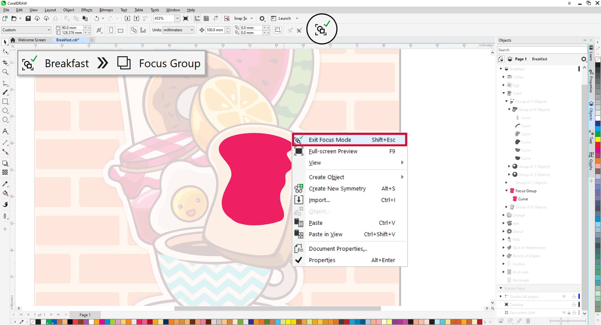 How to exit Focus Mode